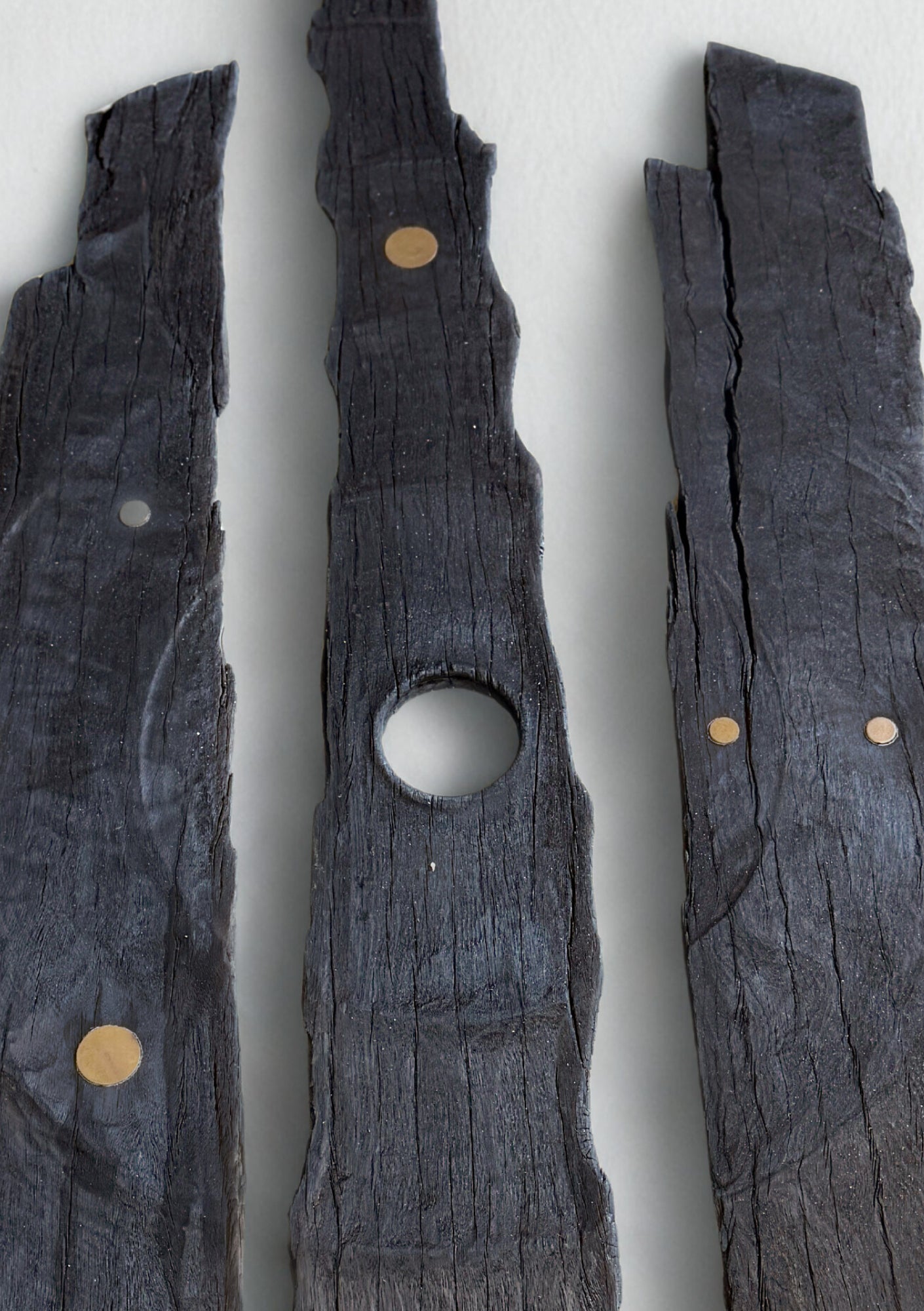 Kogeta Portal — Burnt Timber & Brass Wall Art